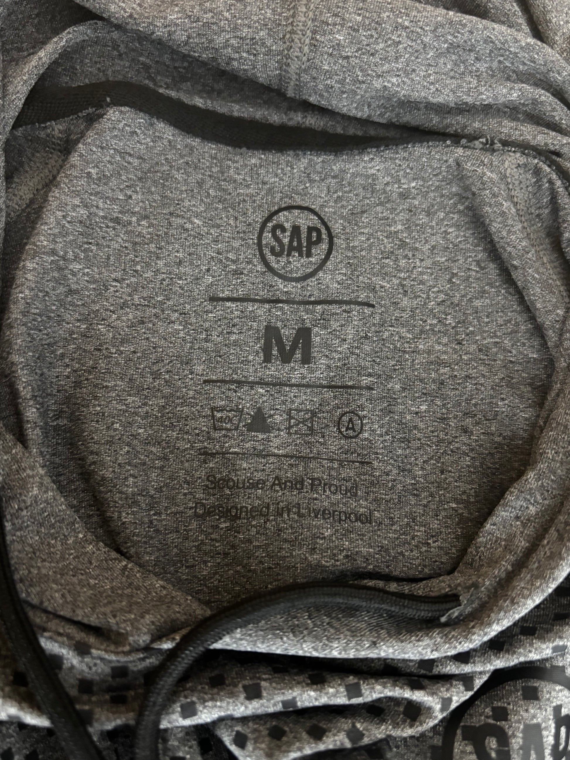 SAP Performance Active Hoodie – Light Grey Marl