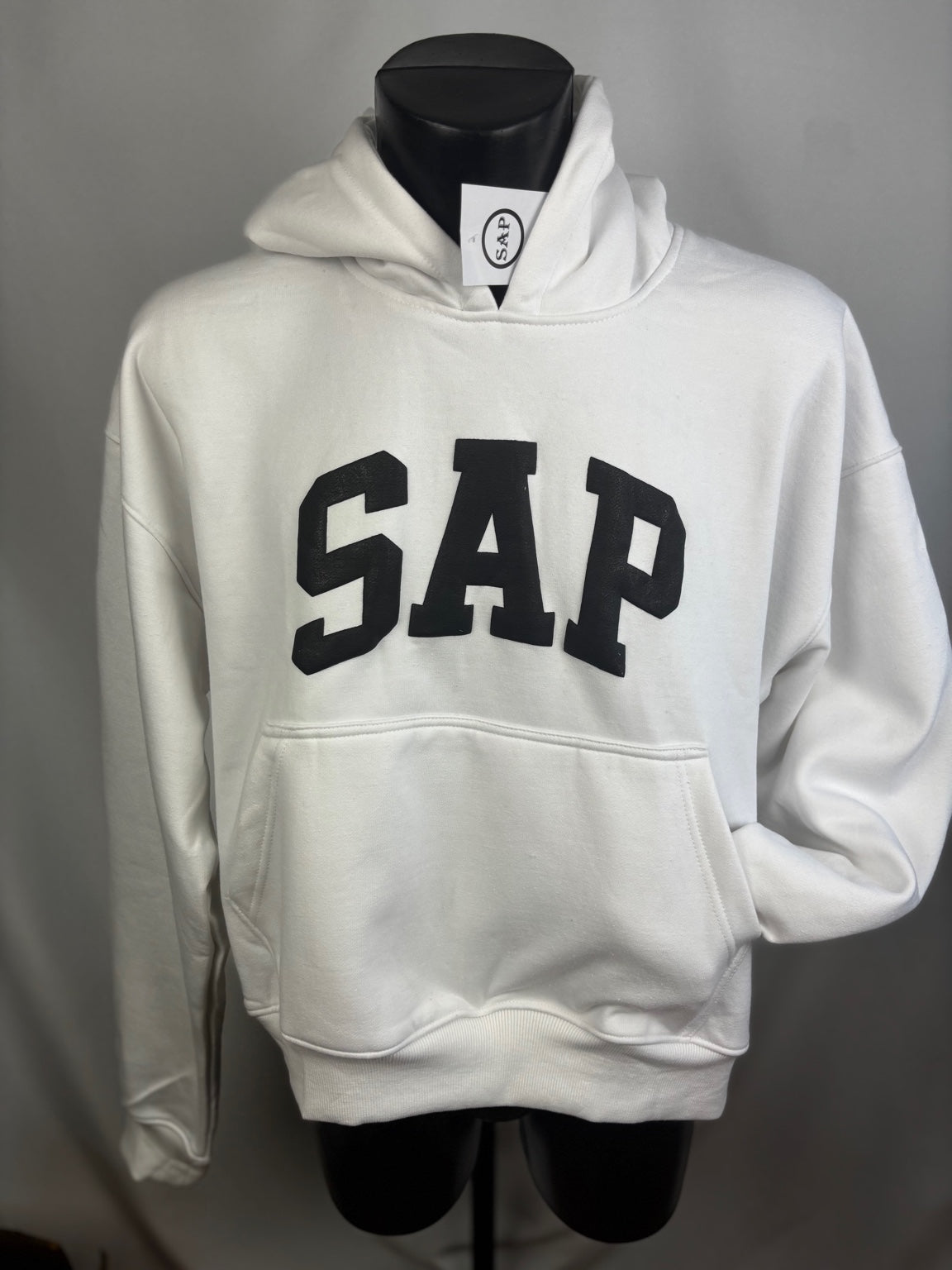 SAP Collegiate Oversized Womens Hoodie - White