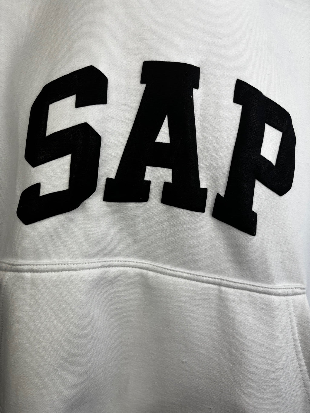 SAP Collegiate Oversized Womens Hoodie - White